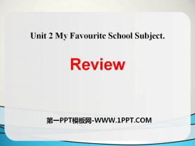 ReviewMy Favourite School Subject PPT
