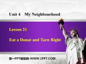 Eat a Donut and Turn RightMy Neighbourhood PPTѿμ