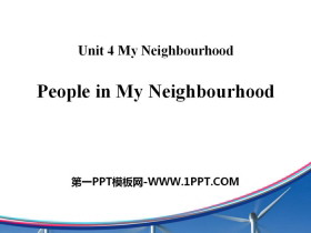 People in My NeighbourhoodMy Neighbourhood PPŤWn
