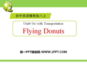 Flying DonutsGo with Transportation! PPT