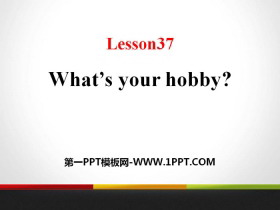 What's Your Hobby?Enjoy Your Hobby PPTμ