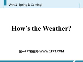 How's the weatherSpring Is Coming PPTnd