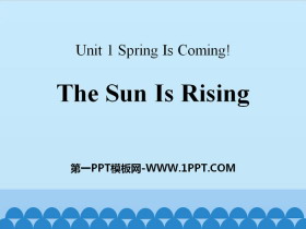 The Sun Is RisingSpring Is Coming PPTd