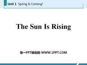 The Sun Is RisingSpring Is Coming PPTMn