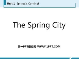 The Spring CitySpring Is Coming PPTnd