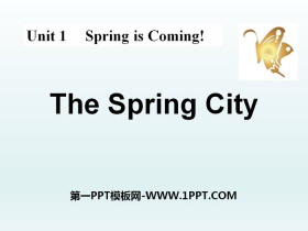 The Spring CitySpring Is Coming PPTd
