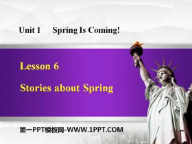Stories about SpringSpring Is Coming PPT