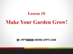 Make Your Garden Grow!Plant a Plant PPTμ
