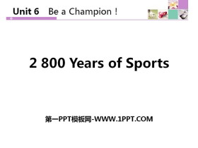 2800 Years of SportsBe a Champion! PPŤWn