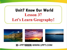 Let's Learn GeographyKnow Our World PPTn