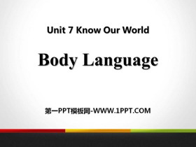 Body LanguageKnow Our World PPTμ