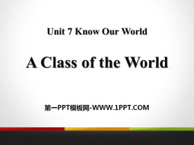 A Class of the WorldKnow Our World PPTMn