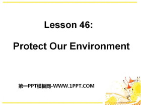 Protect Our EnvironmentSave Our World! PPTμ