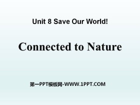 Connected to NatureSave Our World! PPTn