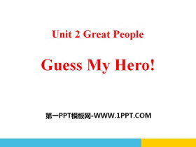 Guess My Hero!Great People PPTd