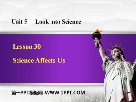 Science Affects UsLook into Science! PPTѧμ