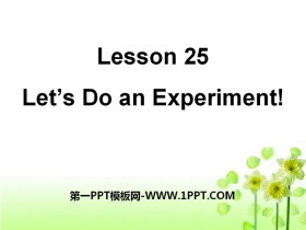 Let's Do an ExperimentLook into Science! PPTn
