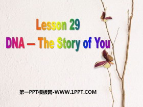 DNA-The Story of YouLook into Science! PPTMd