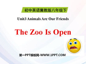 The Zoo Is OpenAnimals Are Our Friends PPTn