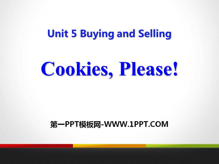 Cookies,Please!Buying and Selling PPTμ