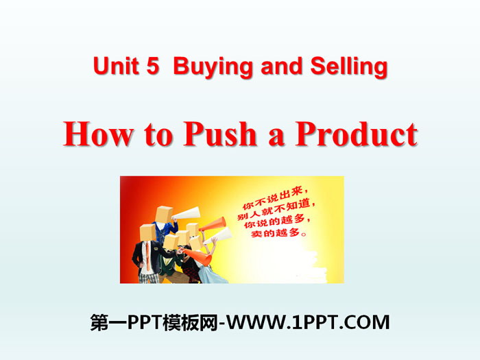How to Push a Product?Buying and Selling PPT