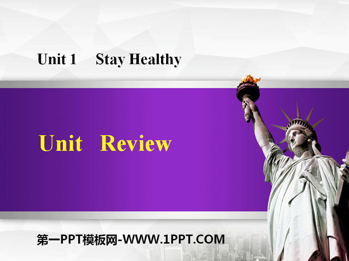 《Review》Stay healthy PPT-预览图01