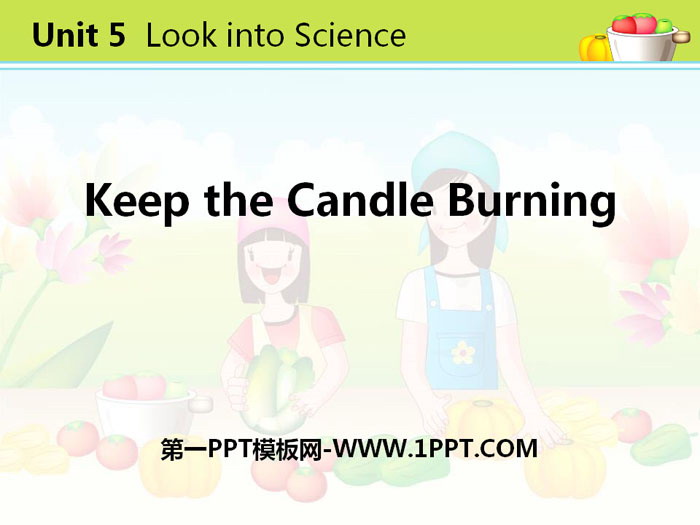 Keep the Candle BurningLook into Science! PPTμ