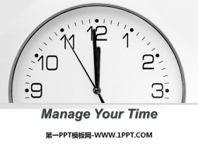 Manage Your TimeGet ready for the future PPT