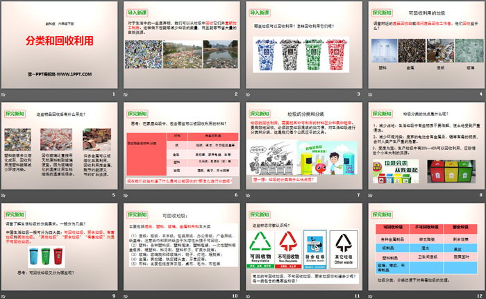 《分类和回收利用》环境和我们PPT下载-预览图02