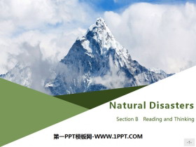 Natural DisastersReading and Thinking PPT