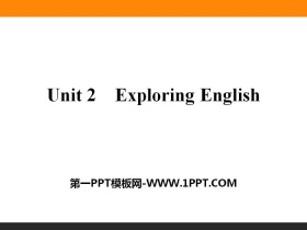 Exploring EnglishPPT