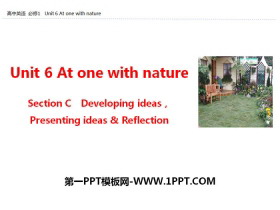 At one with natureSection C PPT