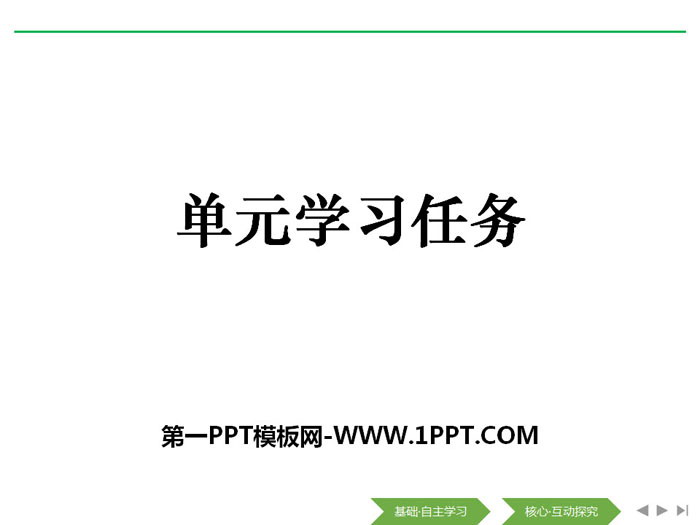 人教版高中语文必修一 《单元学习任务》(第二单元)PPT