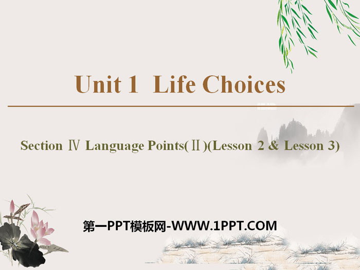Life ChoicesSection PPT