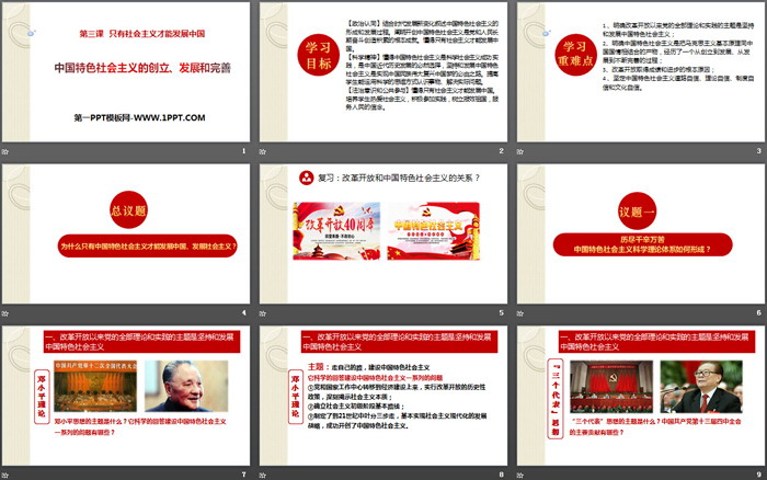 《中国特色社会主义的创立、发展和完善》只有中国特色社会主义才能发展中国PPT免费课件-预览图02