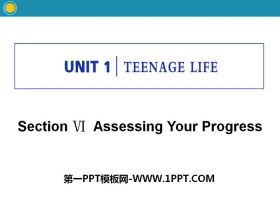 Teenage LifeAssessing Your Progress PPTμ