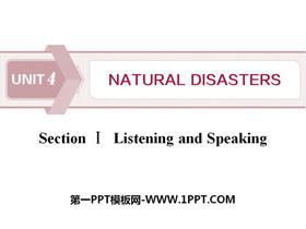 Natural DisastersListening and Speaking PPTμ