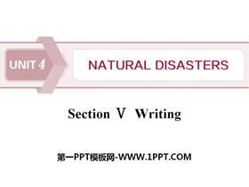 Natural DisastersWriting PPT