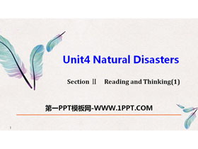 Natural DisastersReading and Thinking PPTd