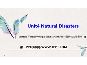 Natural DisastersDiscovering Useful Structures PPTn
