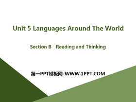 Languages Around The WorldSection B PPT