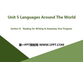 Languages Around The WorldSection D PPT