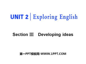 Exploring EnglishSection PPTn