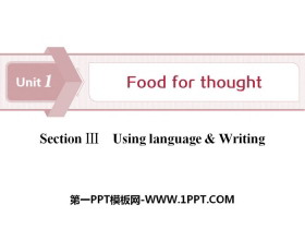 Food for thoughtSection PPT
