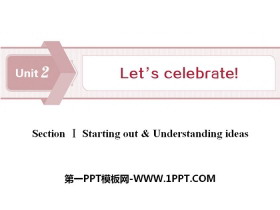 Let's celebrate!SectionPPT