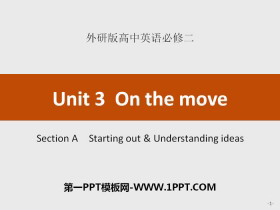 On the moveSectionA PPT