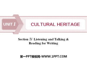Cultural HeritageSection PPT
