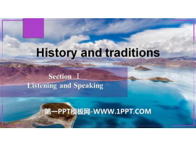 History and traditionsSectionPPT