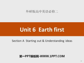 Earth firstSectionA PPT