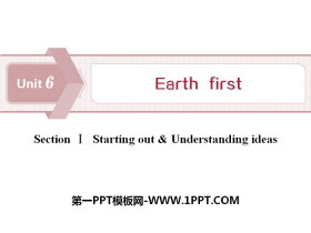 Earth firstSectionPPT
